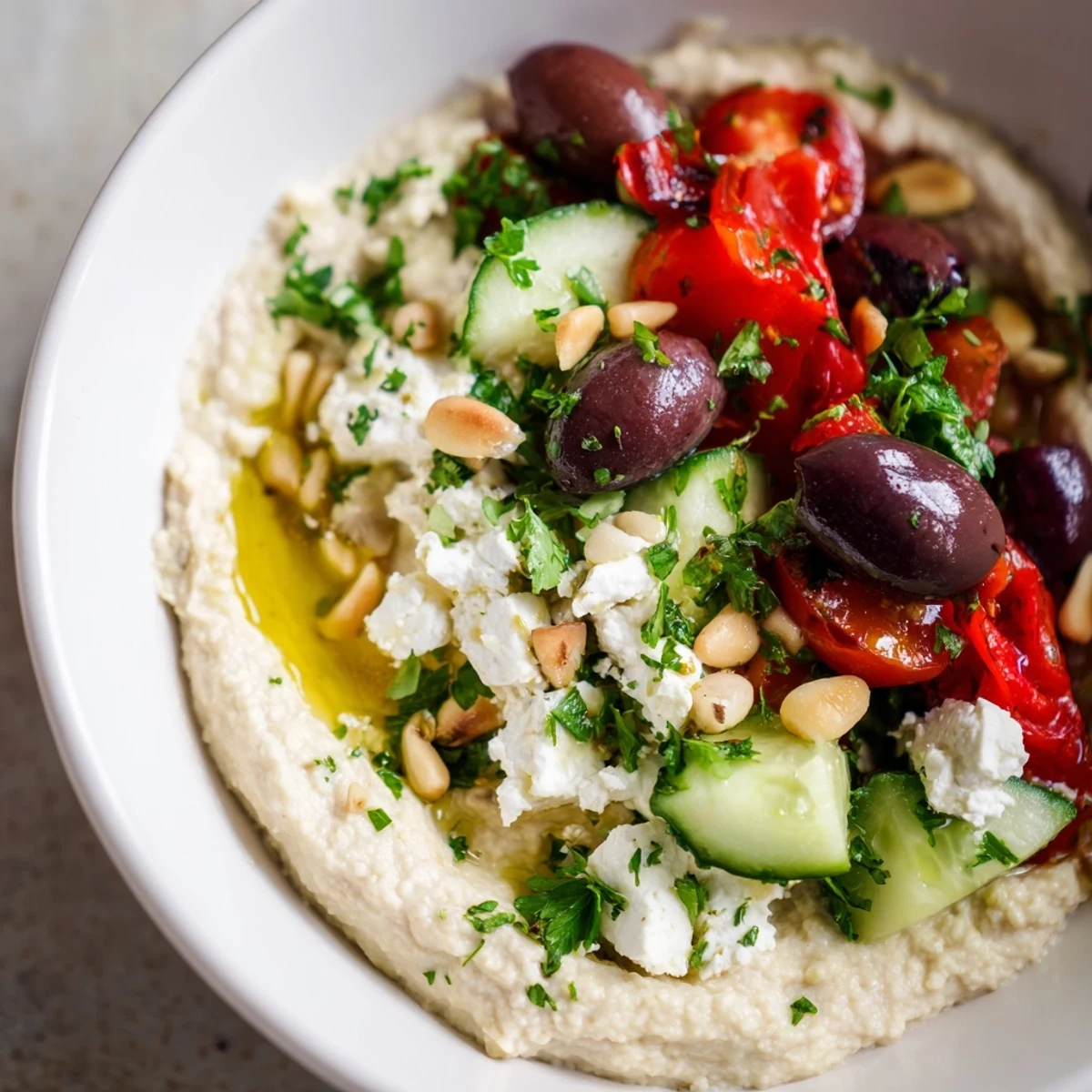 Mediterranean Hummus Bowl