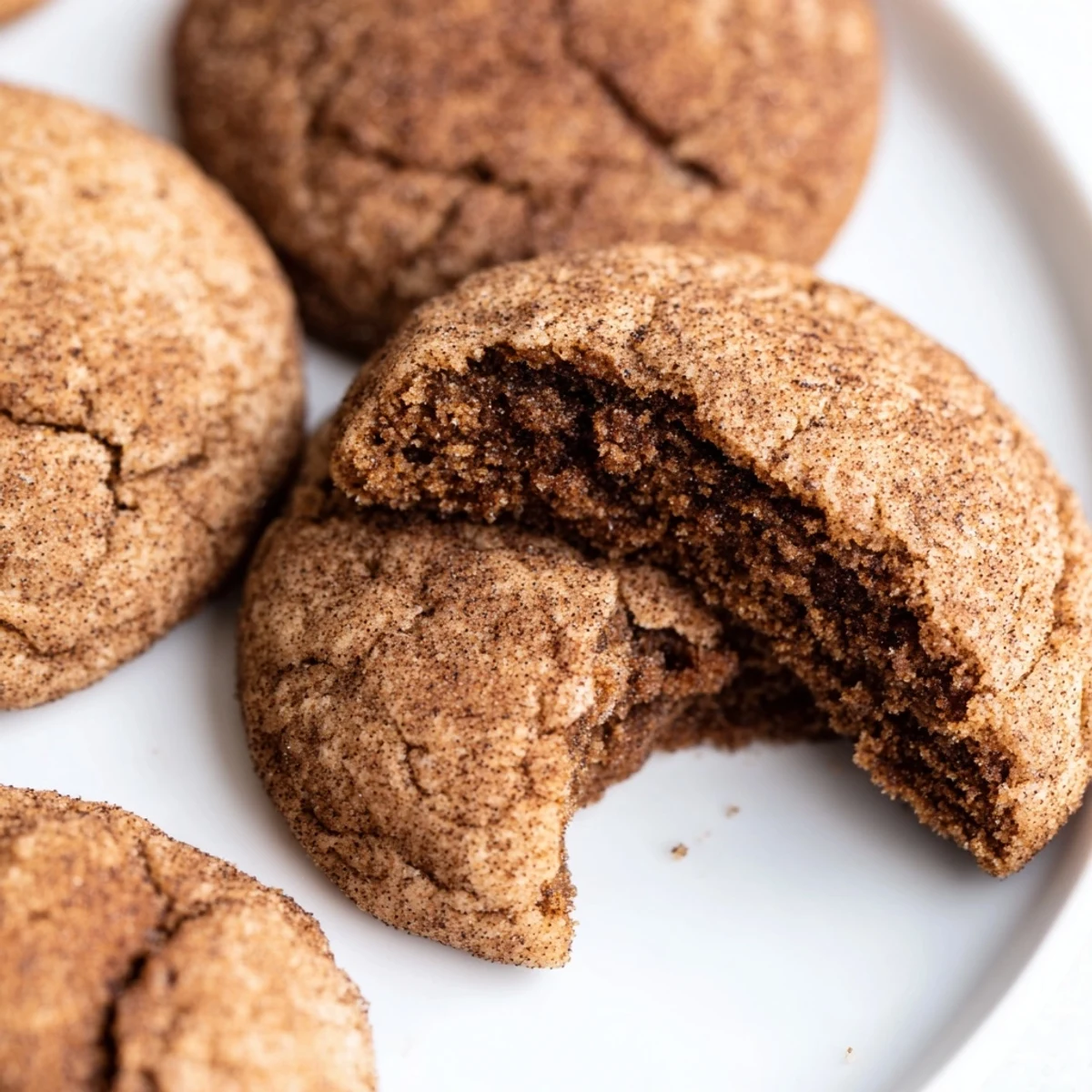Golden-brown Chocolate Snickerdoodles cooling on a wire rack, releasing a warm, cocoa and cinnamon aroma.
