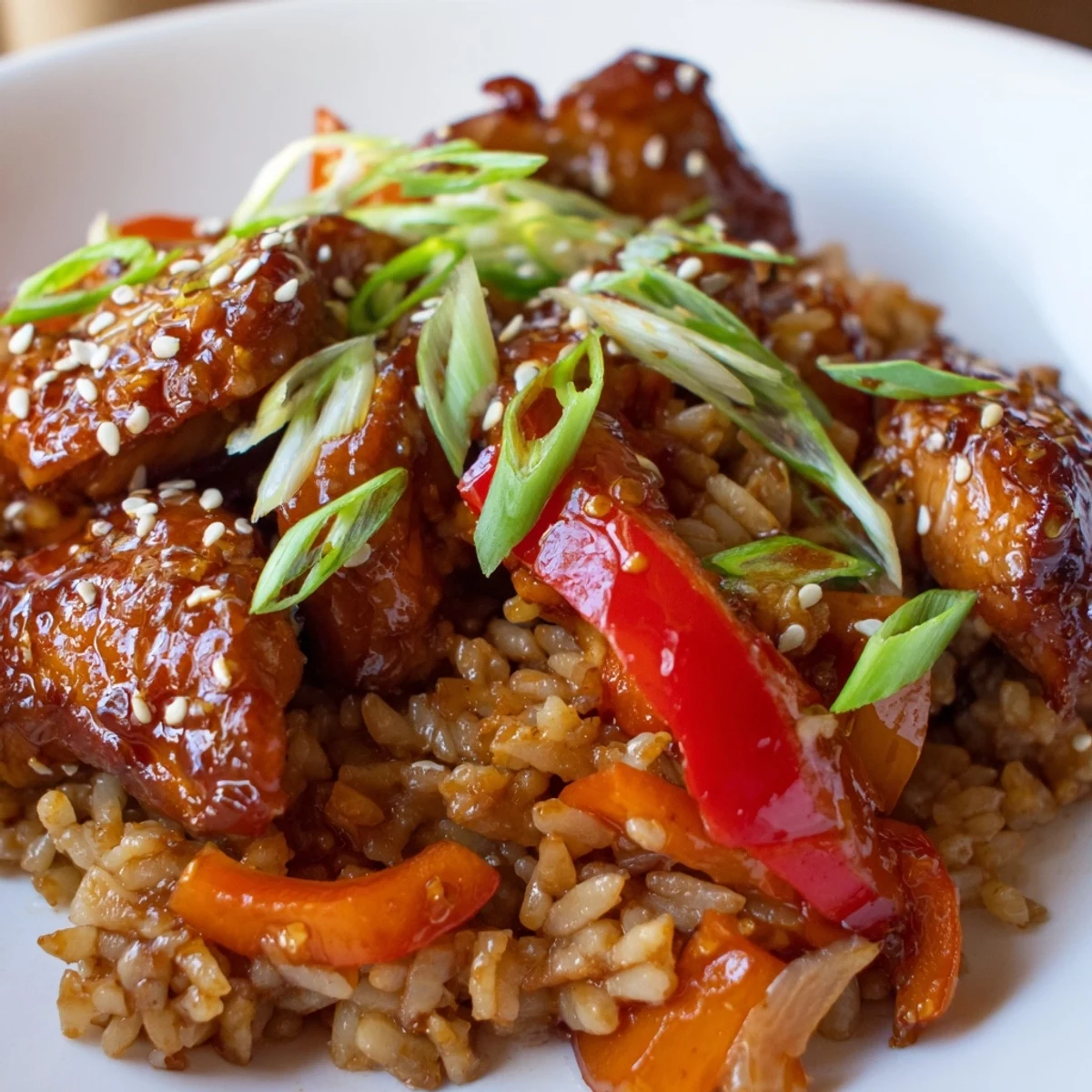 Korean BBQ Chicken and Rice