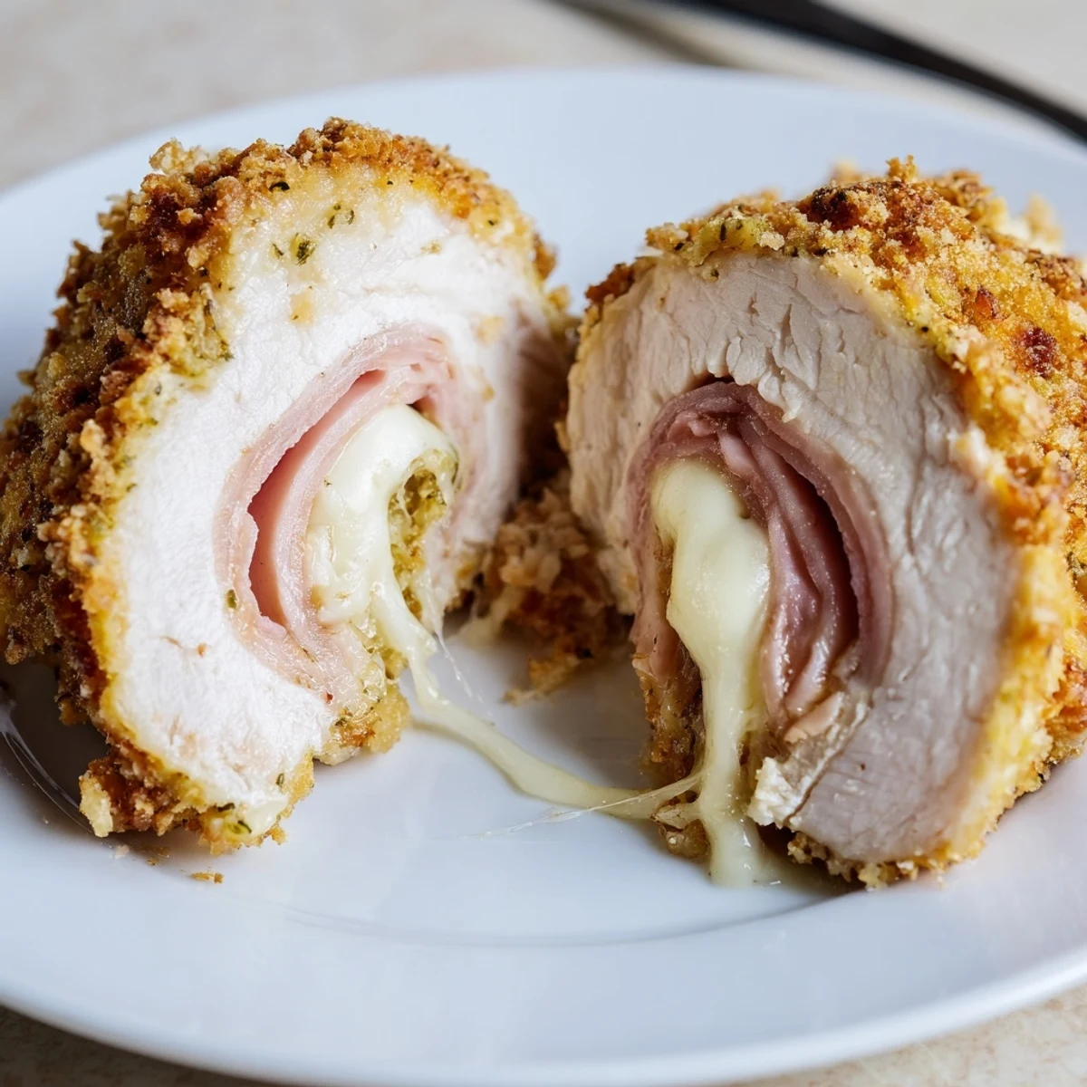 Crispy Pickle Brined Chicken Rolls on a baking sheet, sprinkled with dill