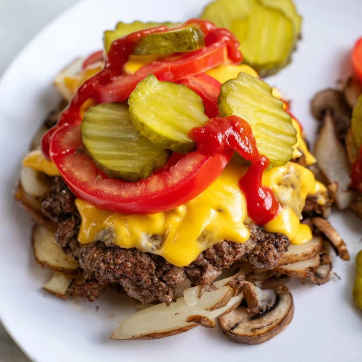 Steaming campfire cheeseburger hobo packets with melted cheddar and tender vegetables
