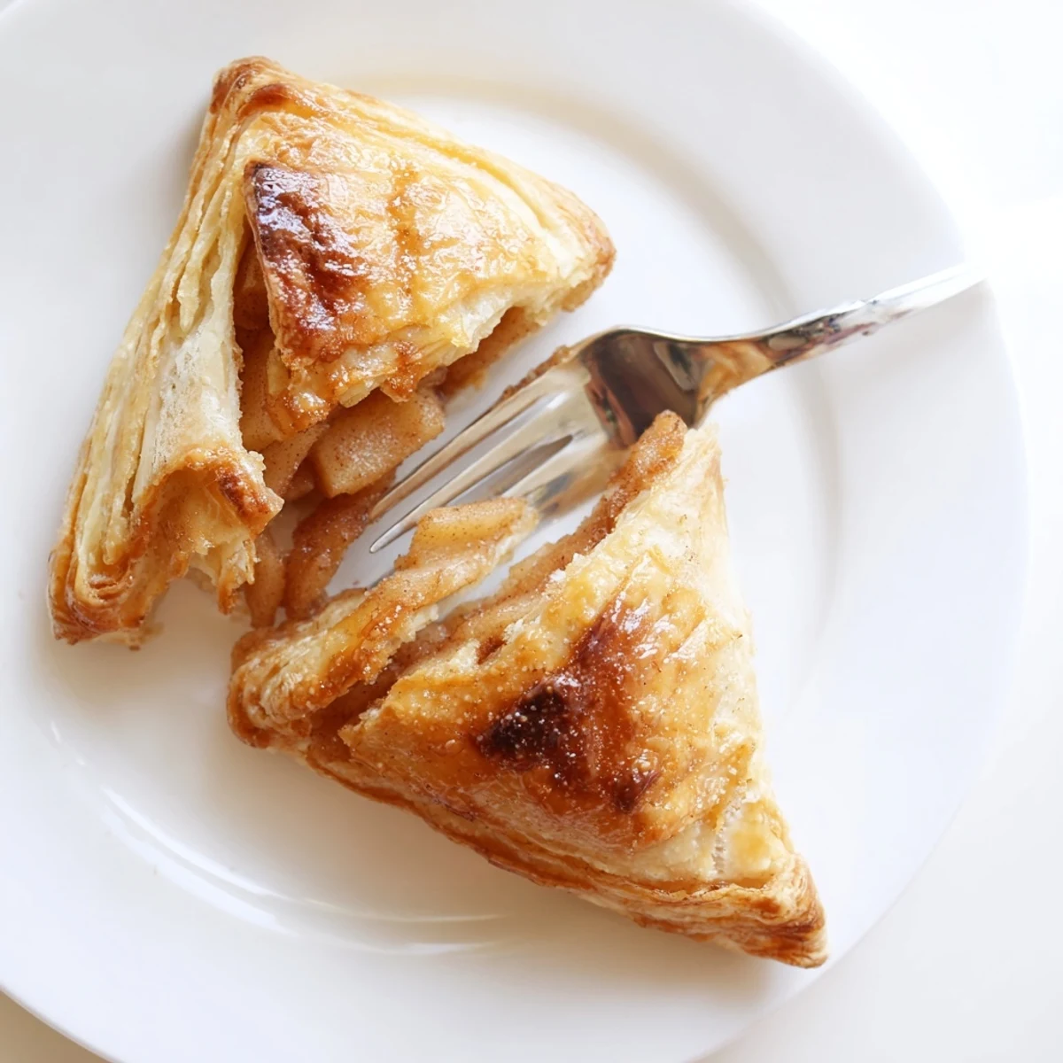 Baked apple cheese danishes featuring buttery pastry, sweet cheese filling, and cinnamon apples  