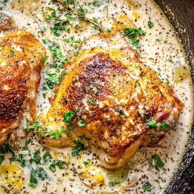 Creamy Oven Baked Chicken